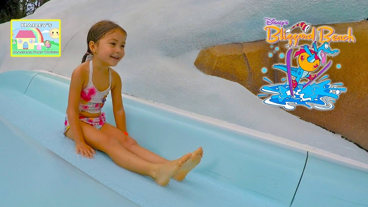 DISNEY’S BLIZZARD BEACH WATERPARK Family Raft Worlds Longest…