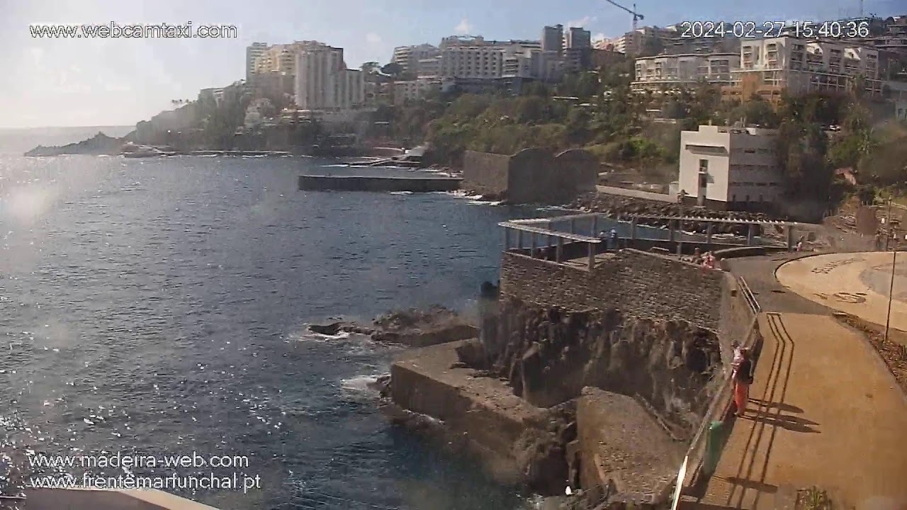 LIVE Fortim/Jardim do Lido PTZ Webcam – Madeira-Web/Frente M…