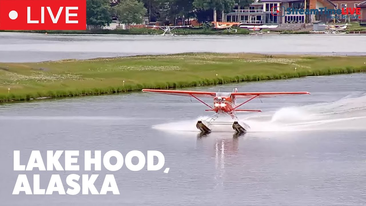 Lake Hood Seaplane Base, Anchorage, Alaska, USA | StreamTime…