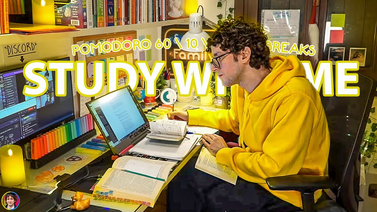 STUDY WITH ME LIVE POMODORO | 12 HOURS STUDY CHALLENGE  Har…