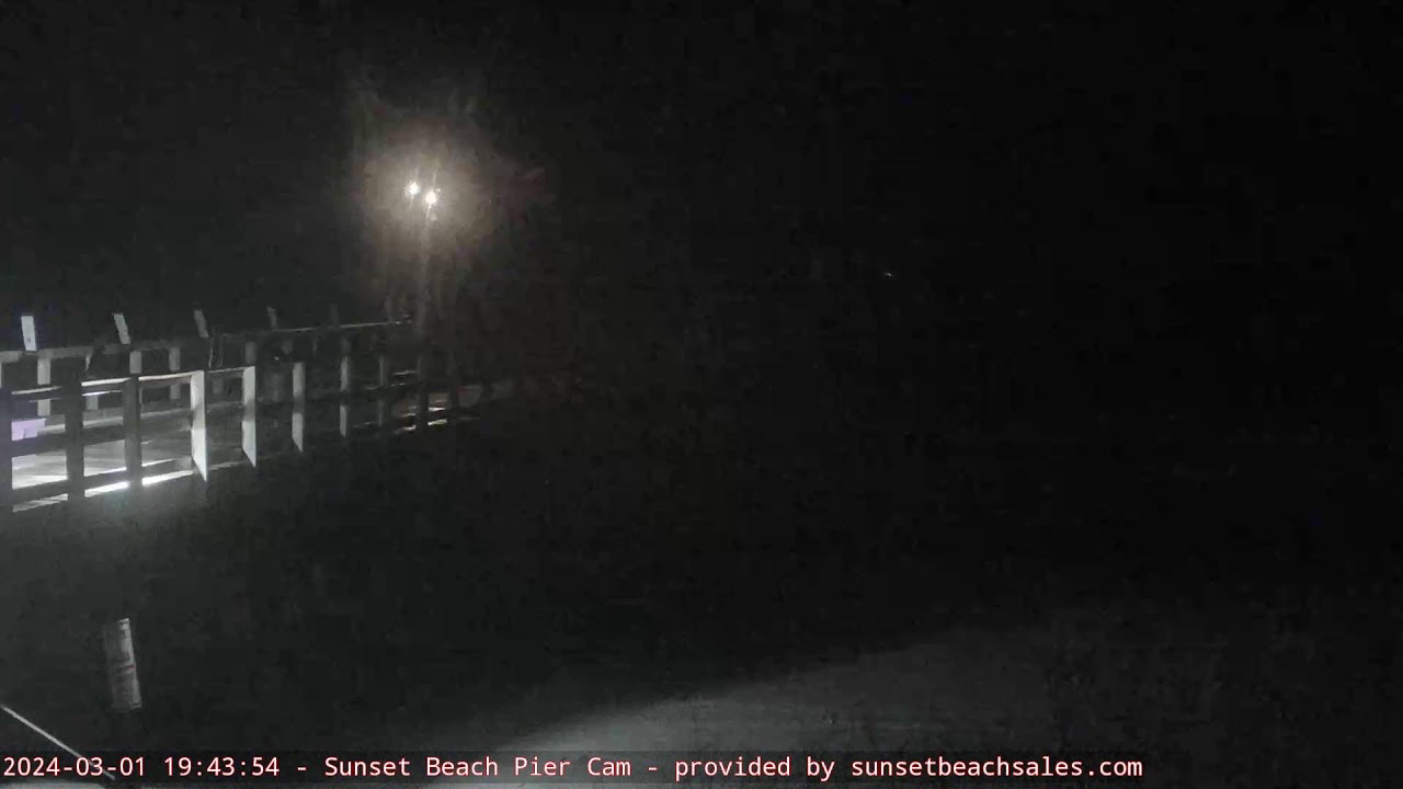 Sunset Beach Pier Webcam by sunsetbeachsales.com