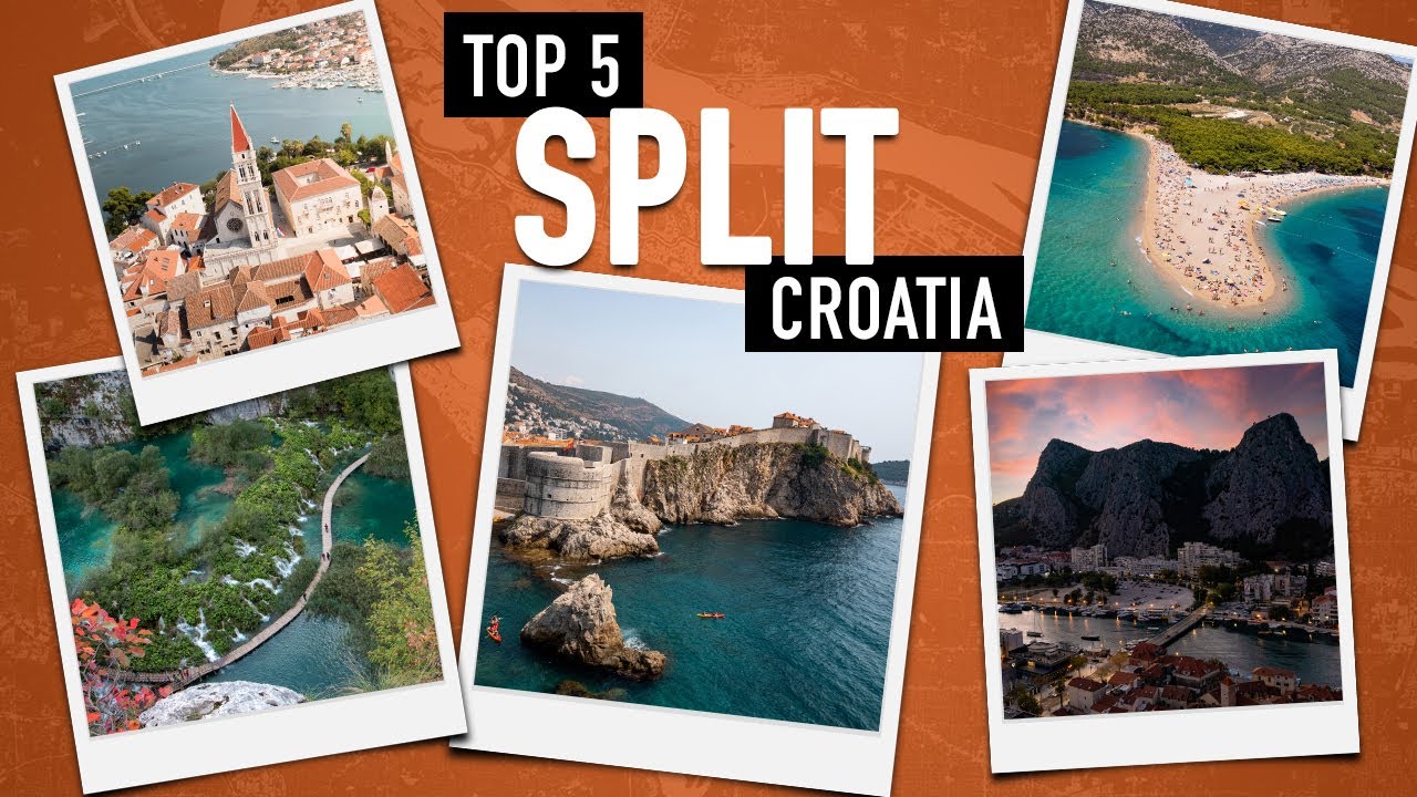 Top 5 Day Trips from Split Croatia Travel Video