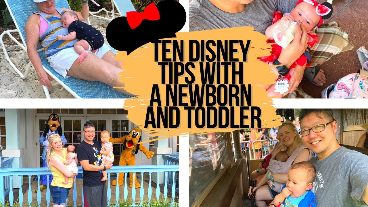 DISNEY WITH A NEWBORN + TODDLER 2022 | Top 10 Travel Tips fo…