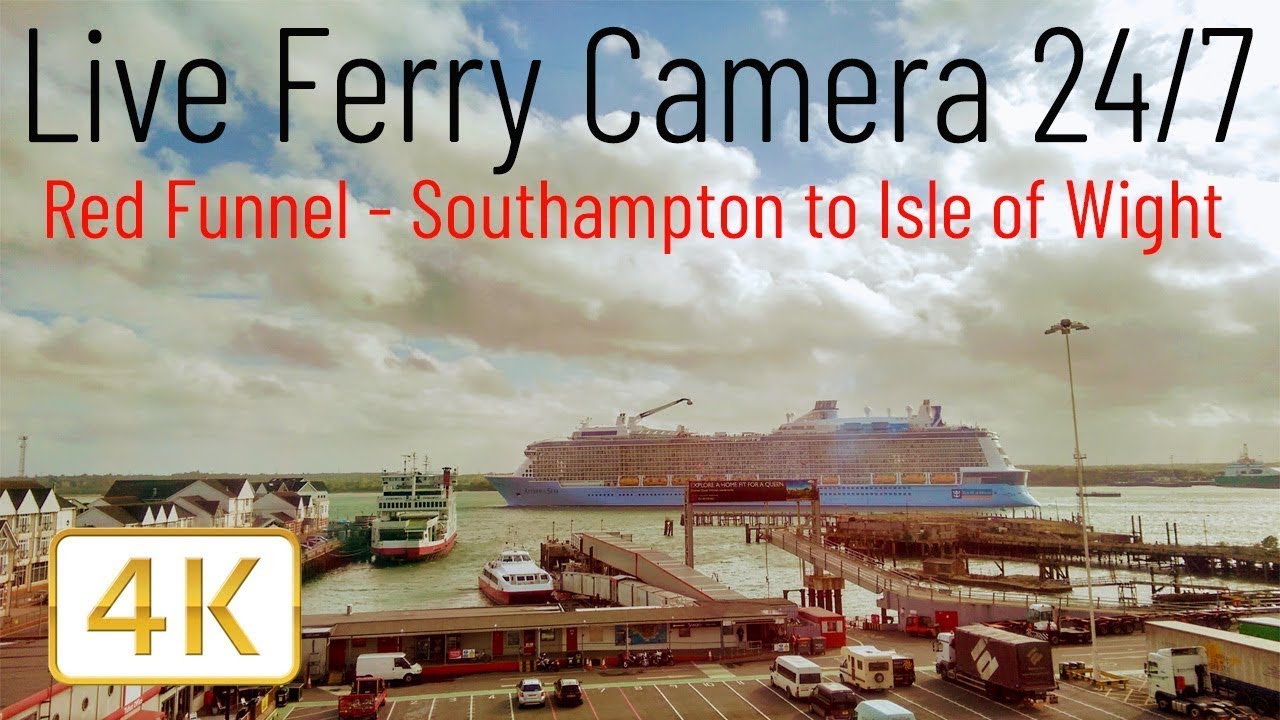 Ferry Cam – Southampton to Cowes Isle of Wight Red Funnel IO…