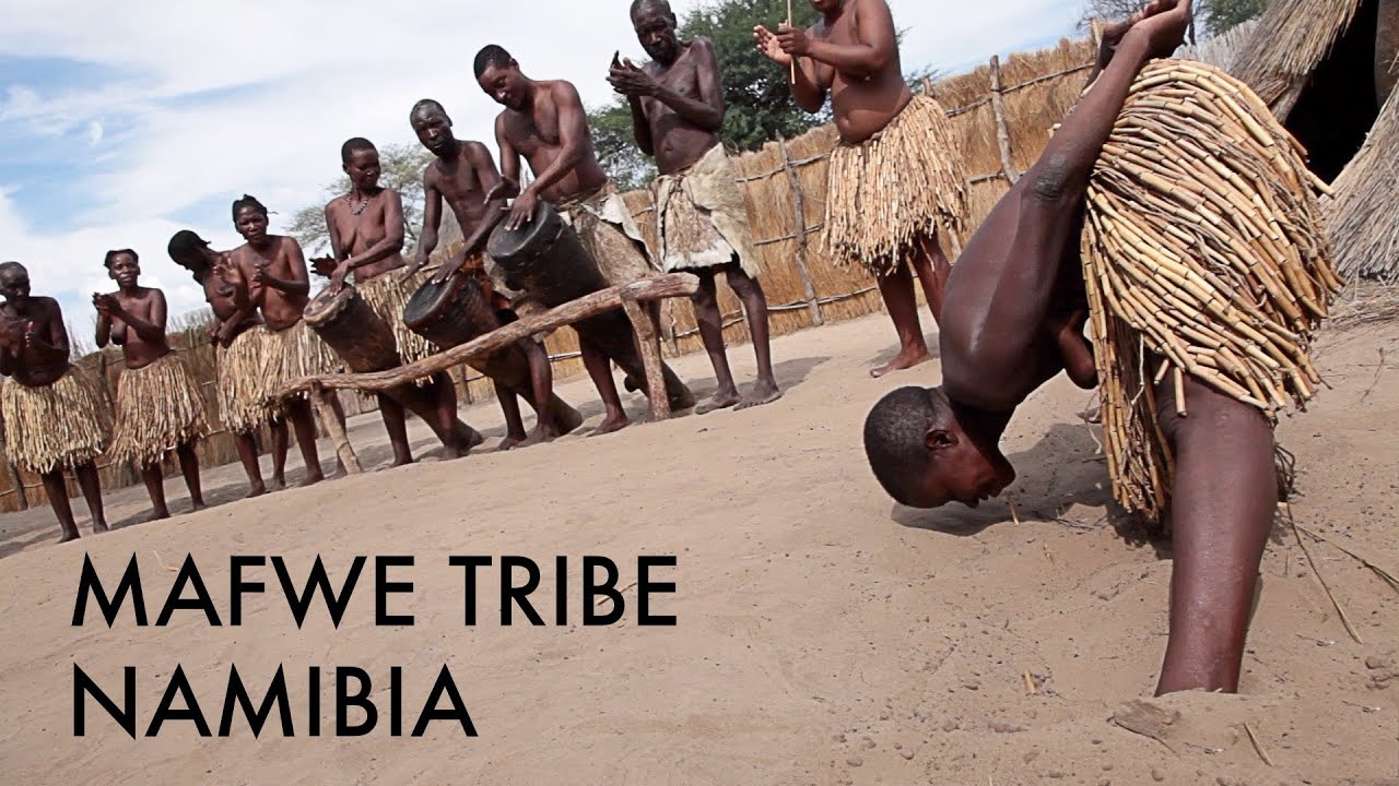 African Dance competition. Namibian Tribe Mafwe. Travel Docu…