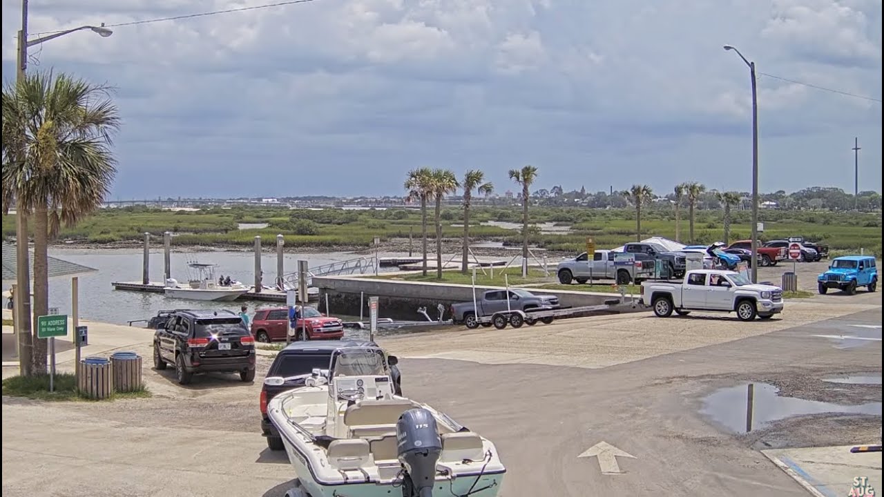 Vilano Boat Ramp LIVE 24/7 | St. Augustine, Florida