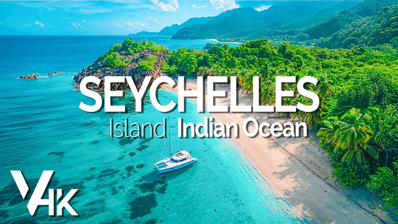 Flying Over Seychelles (4K UHD) – Tranquil Music and Beautif…