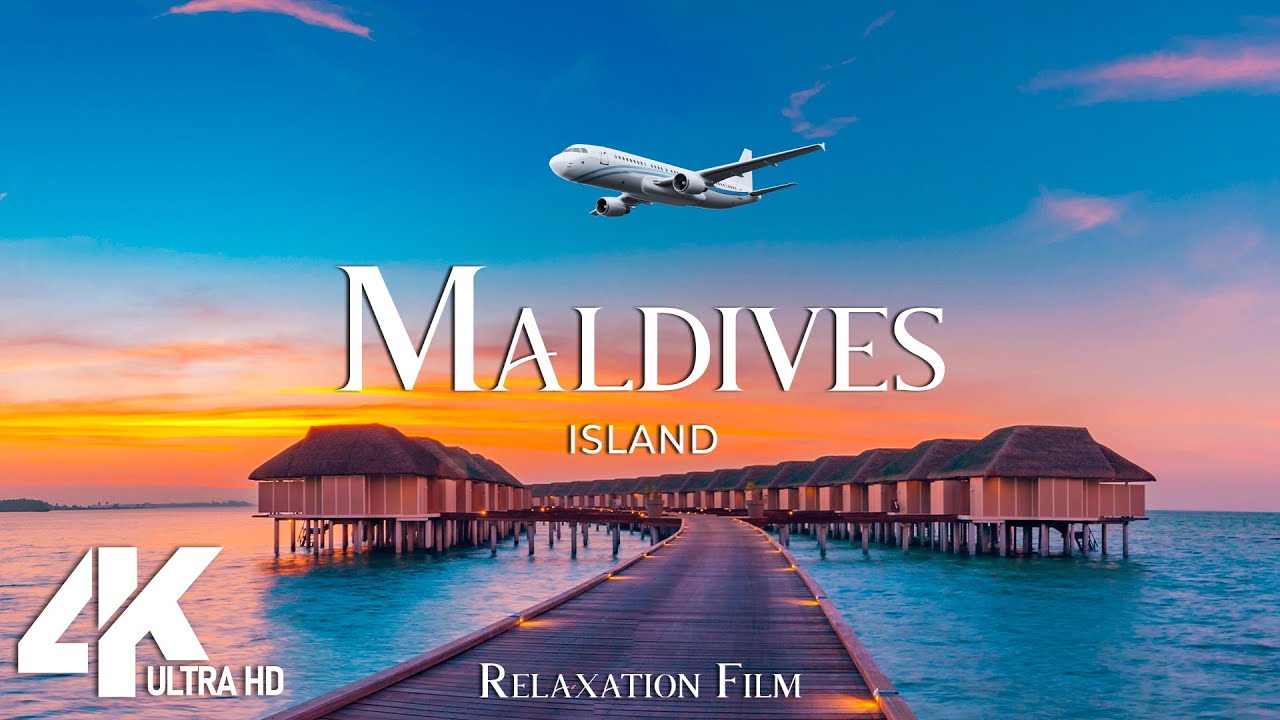 Maldives 4k – Scenic Relaxation Film With Calming Music – Am…