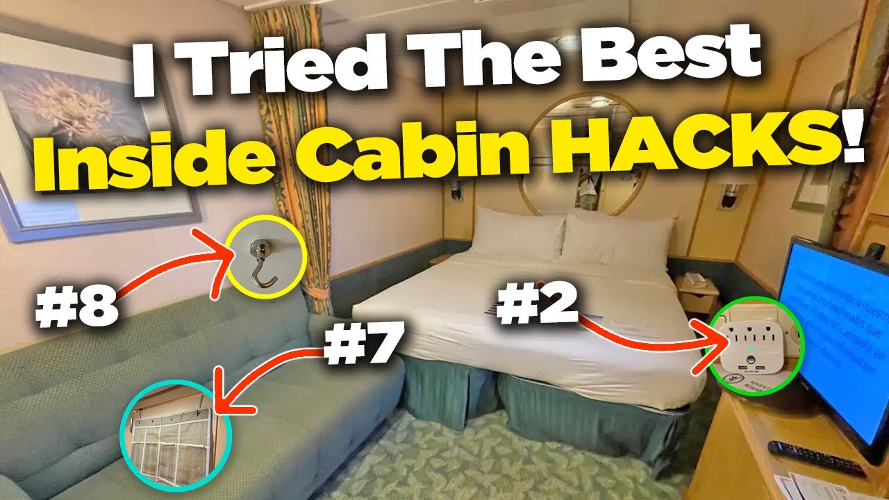 I tried the best inside cruise ship cabin hacks to see if th…