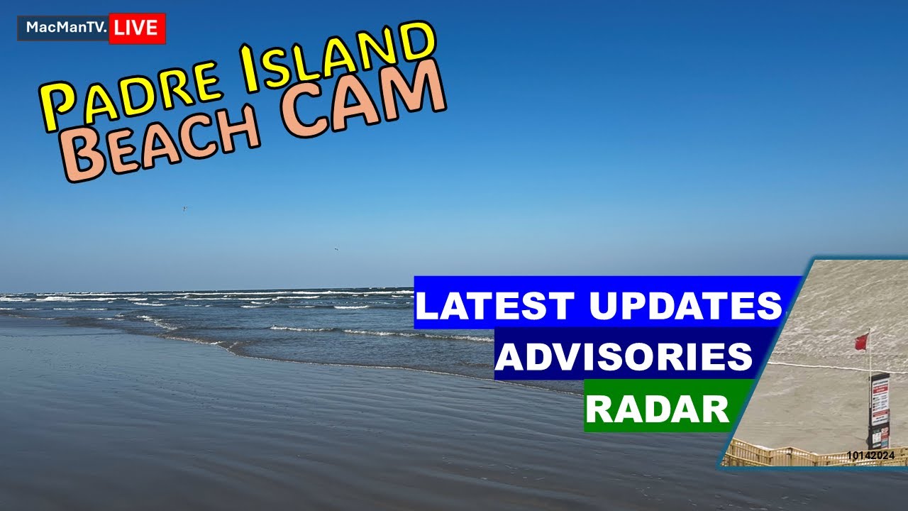 LIVE 24/7: Island Beach CAM – Ellis Beach, Padre Island, Cor…