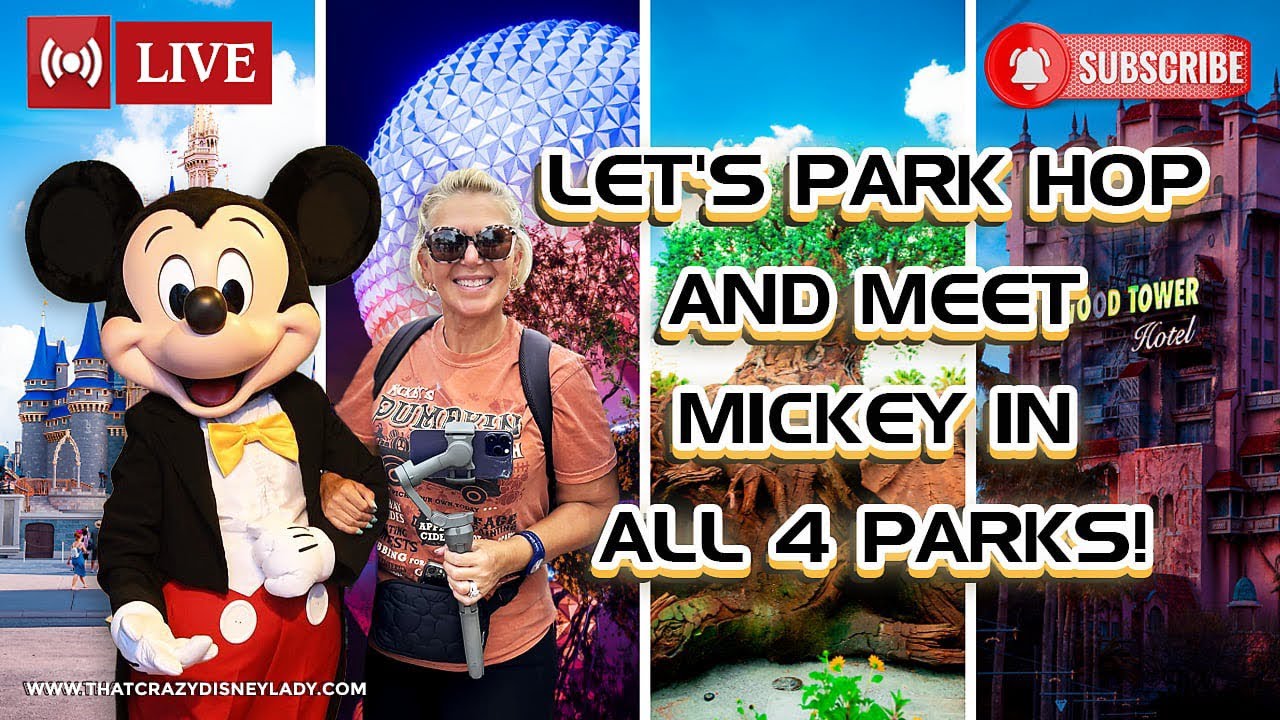 Park hop to see Mickey #live