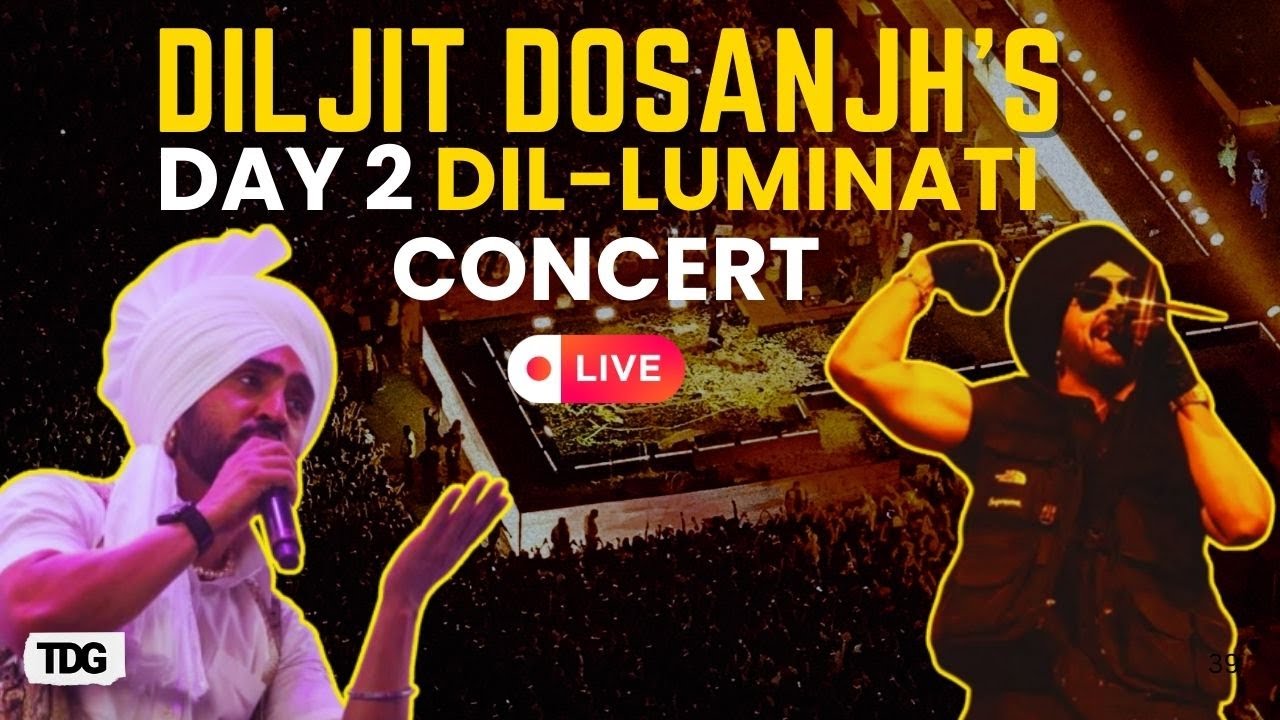 Diljit Dosanjh’s Dil-Luminati Tour Day 2 LIVE | Crowd Go Wil…