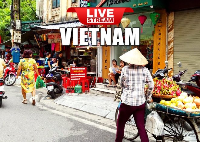 Live Vietnam online walking tour | Finding beautiful hot spo…