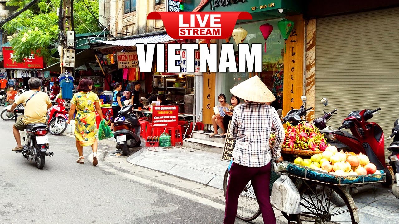 Live Vietnam online walking tour | Finding beautiful hot spo…